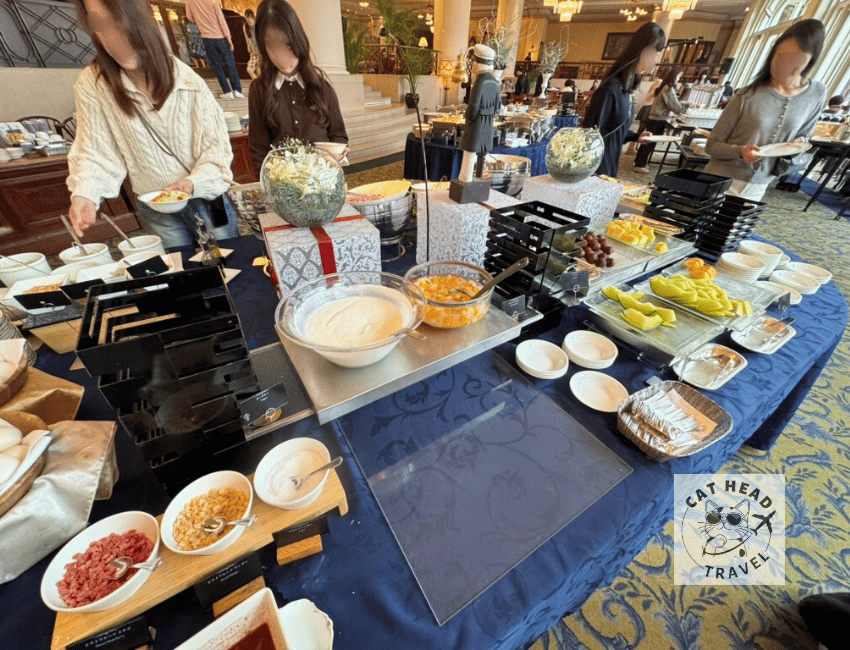 豪斯登堡歐洲酒店Hotel Europe Huis Ten Bosch 自助早餐