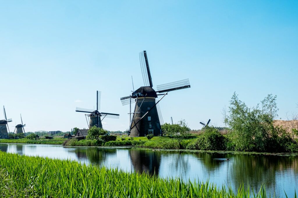 荷蘭 小孩堤防風車群 Kinderdijk