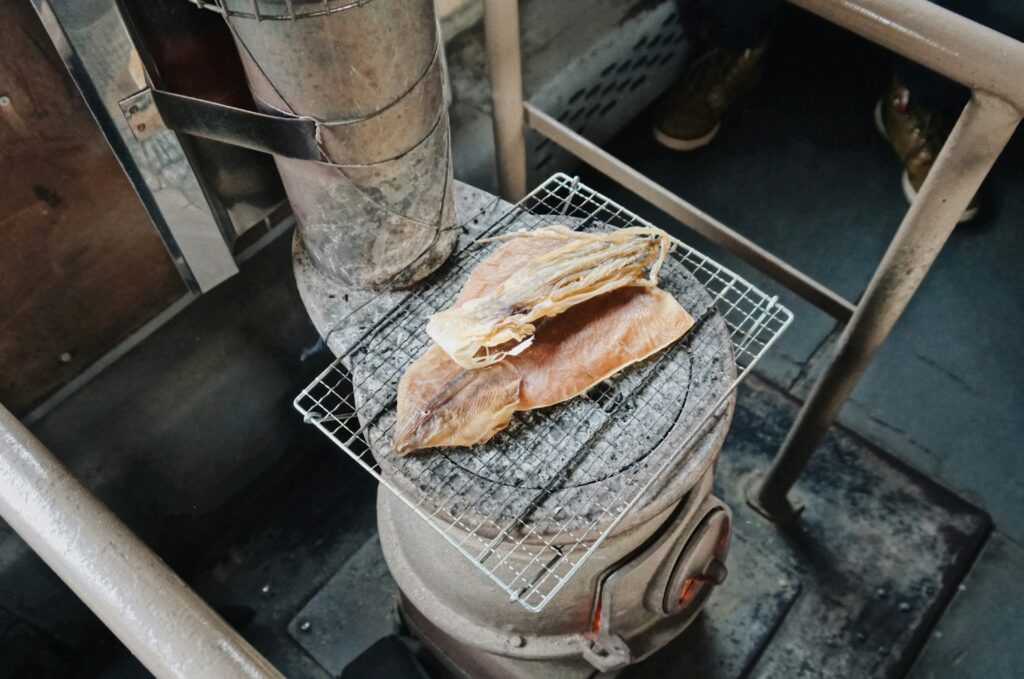 津輕鐵道暖爐列車 魷魚乾
