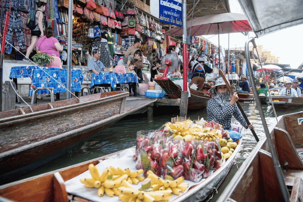 丹嫩莎朵水上市場 Damnoen Saduak Floating Market