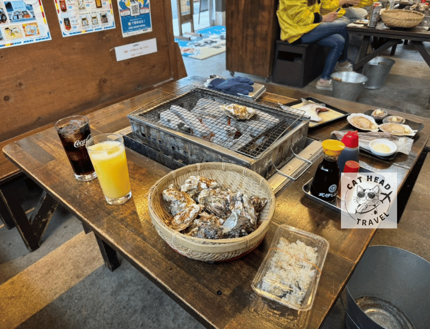 岐志漁港 牡蠣小屋