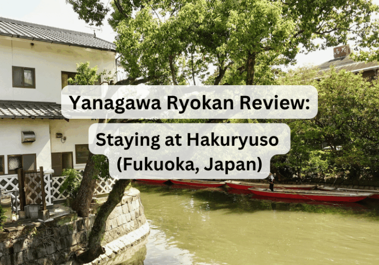 Yanagawa Ryokan Review: Staying at Hakuryuso (Fukuoka, Japan)