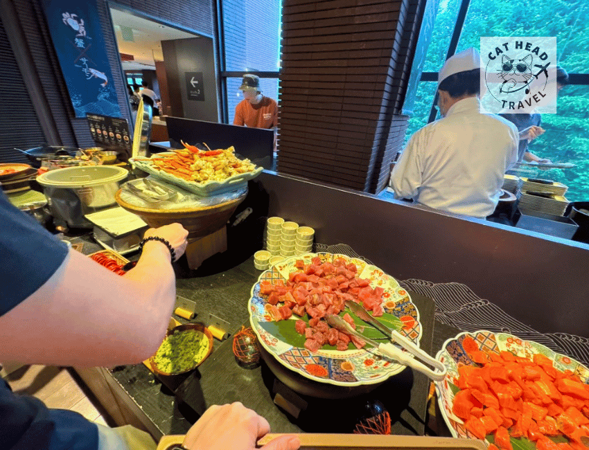 Dinner at Buffet Dining hal