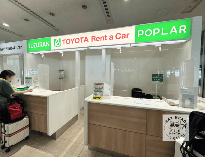 新千歲機場租車櫃檯 TOYOTA 