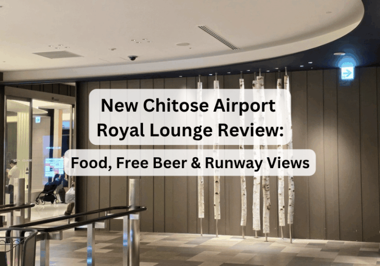 New Chitose Airport Royal Lounge Review: Food, Free Beer & Runway Views