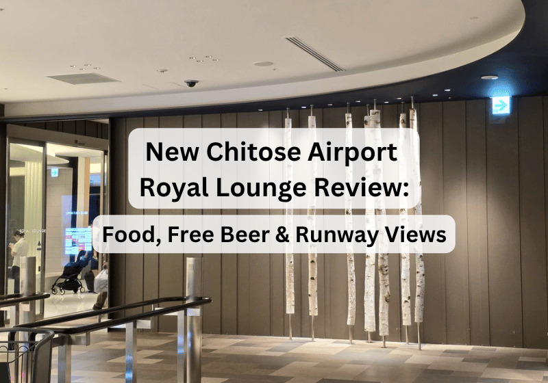 New Chitose Airport Royal Lounge Review: Food, Free Beer & Runway Views